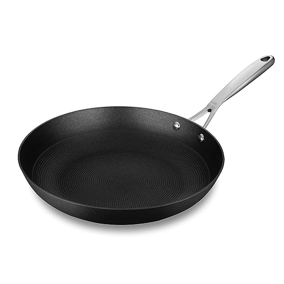 24cm Stahl Blacksmith Cast Iron Frying Pan – l, Heavy-Duty Cookware for Gas & Induction
