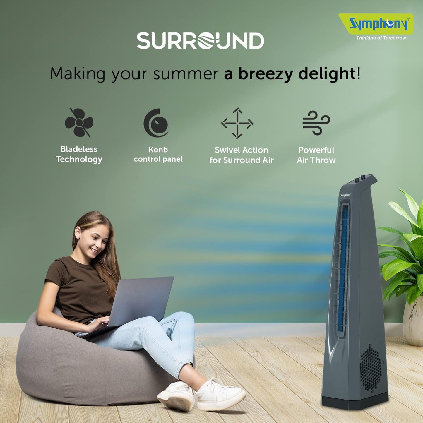 Symphony Surround i High Speed tower fan