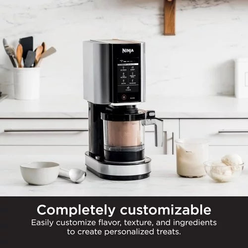 Ninja CREAMi NC301 7-in-1 Ice Cream Maker | Homemade Frozen Desserts