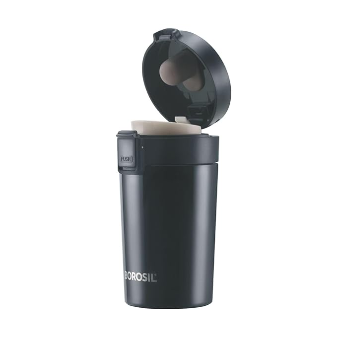 Borosil Hydra Coffeemate 300 ml Stainless Steel Travel Mug
