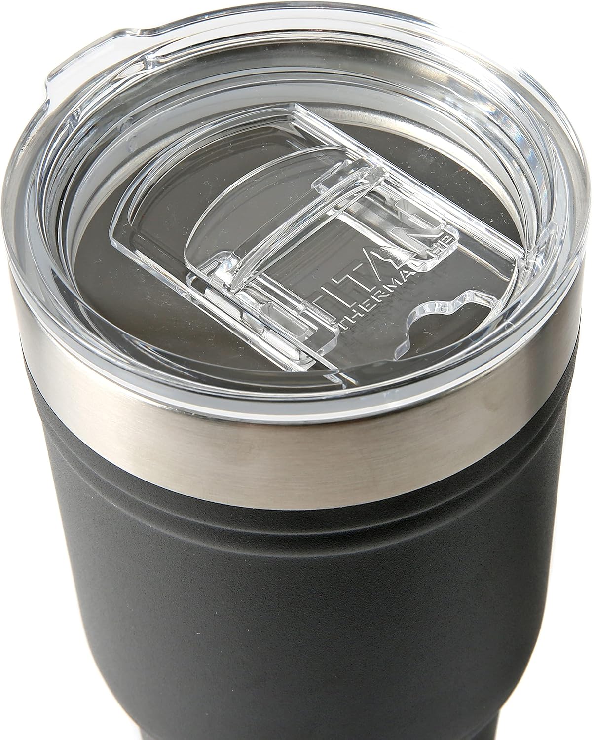 Arctic Zone Titan Deep Freeze 30 oz Black Travel Tumbler – Vacuum Insulated Stainless Steel Cup with Tritan Lid for Hot & Cold Drinks