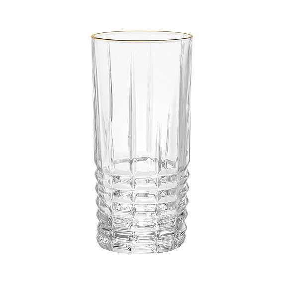 DUBBLIN Vista 400 Gold Premium Juice and Water Glasses