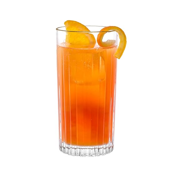 DUBBLIN Bristol 420 Gold Premium Juice and Water Glasses - Set of 6