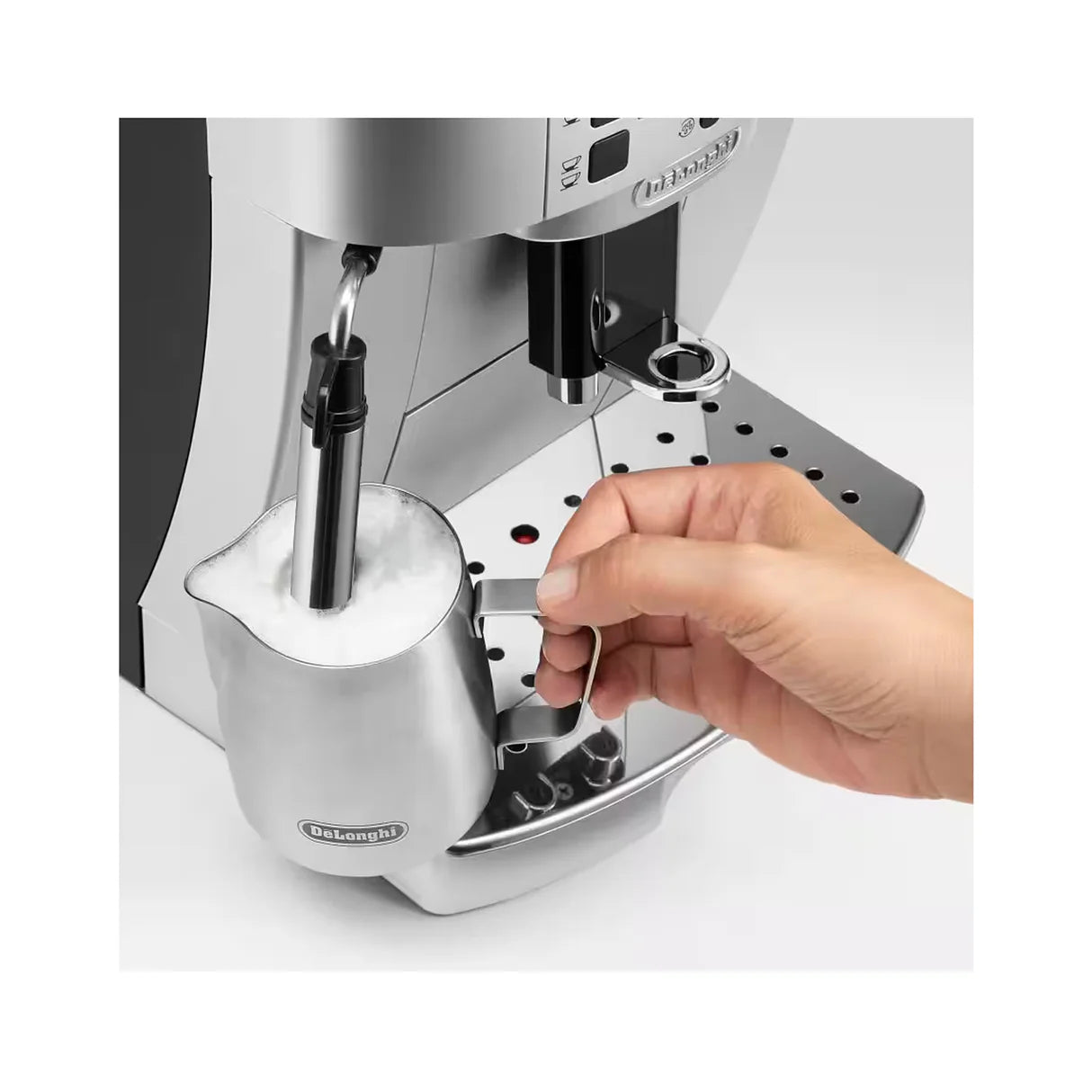 DeLonghi Magnifica ECAM22.110.B Fully Automatic Bean to Cup Coffee Machine 15-Bar Espresso Maker with Adjustable Grinder Brew Espresso, Cappuccino, Latte & More Free Demo & Installation