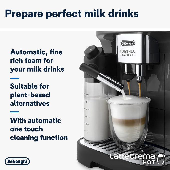 Delonghi - Magnifica Evo Next Bean to Cup Coffee Machine - ECAM310.60.GB