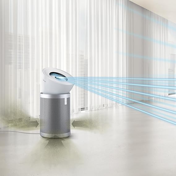 Dyson Big+Quiet BP02 Air Purifier (White) – HEPA H13, Ultra-Quiet, Smart Purifier for Large Rooms