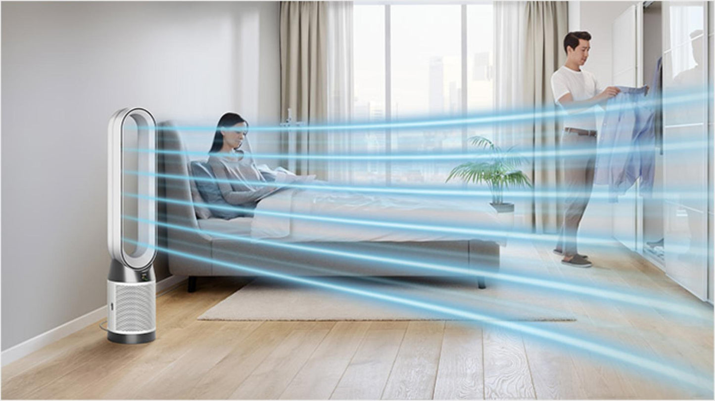 Dyson Purifier Cool PC1 TP11 Air Purifier and Cooling Fan Captures 99.95% of Pollutants up to 0.1 Microns Powerful Cooling with Automatic Air Purification