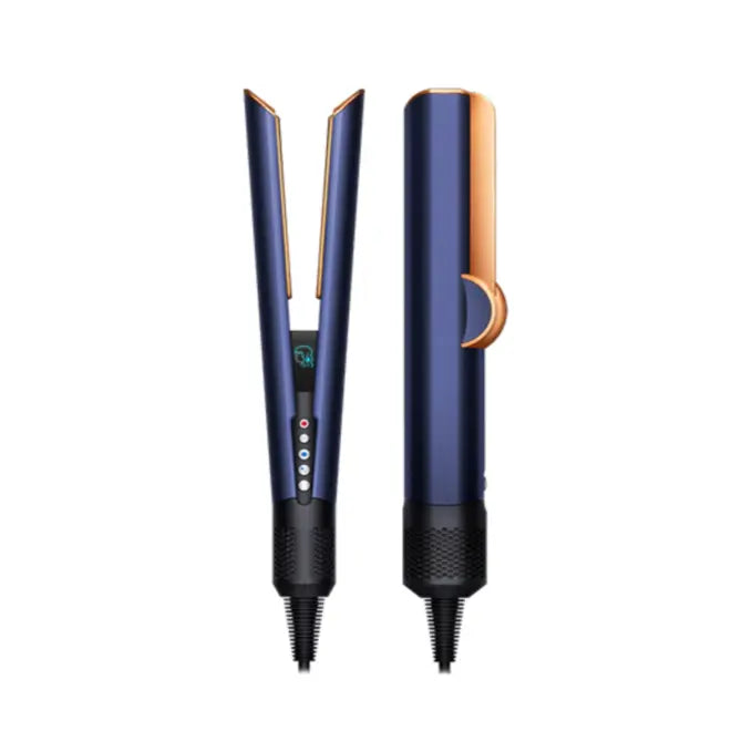 Dyson Airstrait™ Hair Straightener – Wet-to-Dry Styling with No Heat Damage Technology – Prussian Blue & Rich Copper (Model 408235-01)
