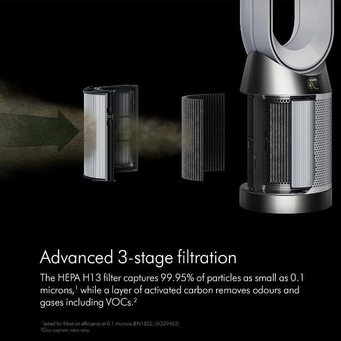 Dyson HP10 Air Purifier Hot+Cool Gen1 – Latest 3-in-1 Model with Heating, Cooling & Air Purification, Black/Nickel