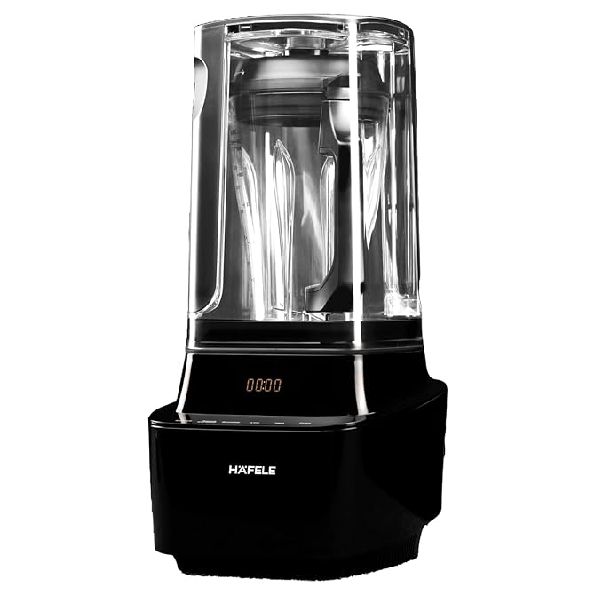 Hafele Cuatro 1000 Vacuum Mixer & Grinder – 1L BPA-Free Tritan Jars, Noise Reduction, 3 Speed Settings, Vacuotechnology Tritan jars