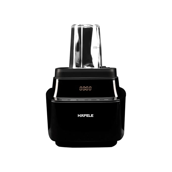 Hafele Cuatro 1000 Vacuum Mixer & Grinder – 1L BPA-Free Tritan Jars, Noise Reduction, 3 Speed Settings, Vacuotechnology Tritan jars