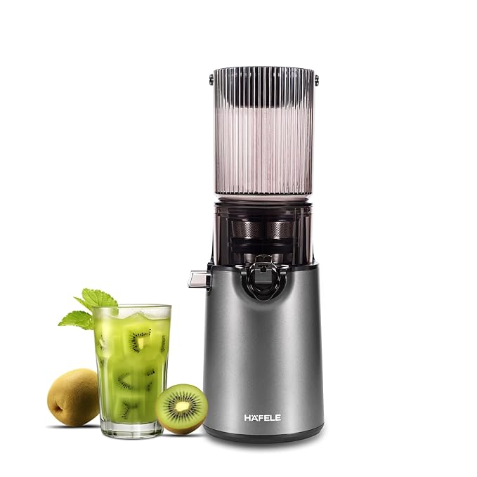 Häfele Magnus Prime Cold Press Slow Juicer – 250W Powerful Motor, Silent Operation, High Juice Yield, 2.9 kg, Silver – Premium Cold Press Juicer for Fruits & Vegetables