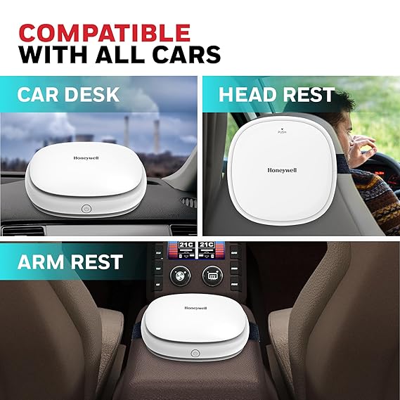 Honeywell Move Pure 3 Car Air Purifier , White