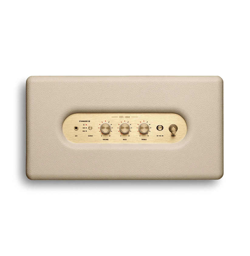 Marshall Stanmore III Bluetooth Speaker (Cream) Wireless Home Speaker