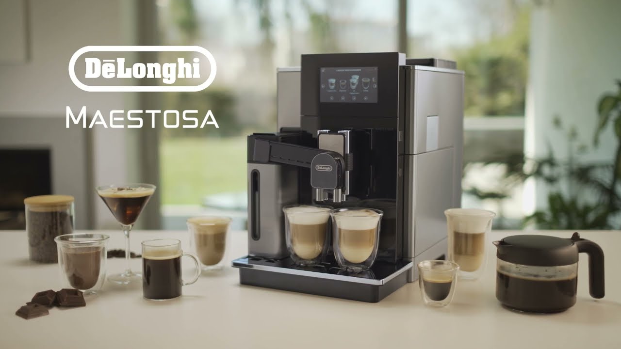 De’Longhi Maestosa Automatic Coffee Maker – Luxury Dual‑Bean, One‑Touch Café