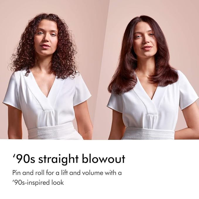 Dyson Airstrait™ Hair Straightener – Wet-to-Dry Styling with No Heat Damage – Red Velvet & Gold (Model 596925-01