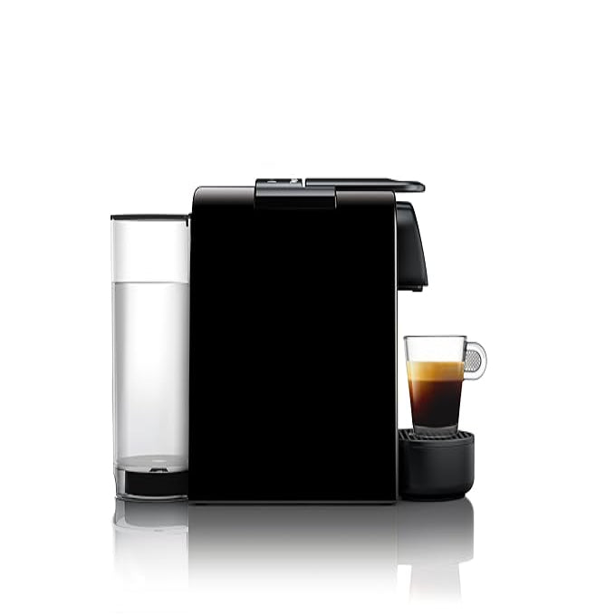 Nespresso Essenza Mini Espresso Machine by De’Longhi with Aeroccino Milk Frother – Compact Coffee Maker, Black