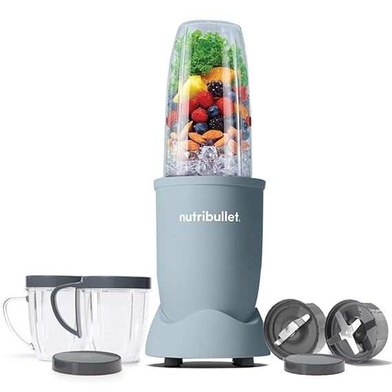 NutriBullet Pro 900W Slate Blender – High-Speed Nutrient Extractor, 9-Piece Set, 32oz Capacity, BPA-Free, 220-240V