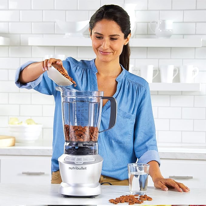 Nutribullet 1200W Combo Blender | USA’s #1 Mixer Grinder & Smoothie Maker | 3 Unbreakable Jars, 1.8L Pitcher, Tamper, 2-Year Warranty (Dark Grey)