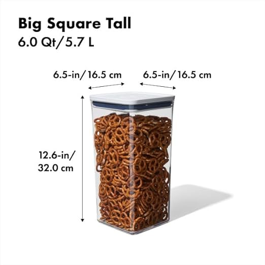 OXO 11233400 Good Grips POP Container - Airtight Food Storage - 6.0 Q