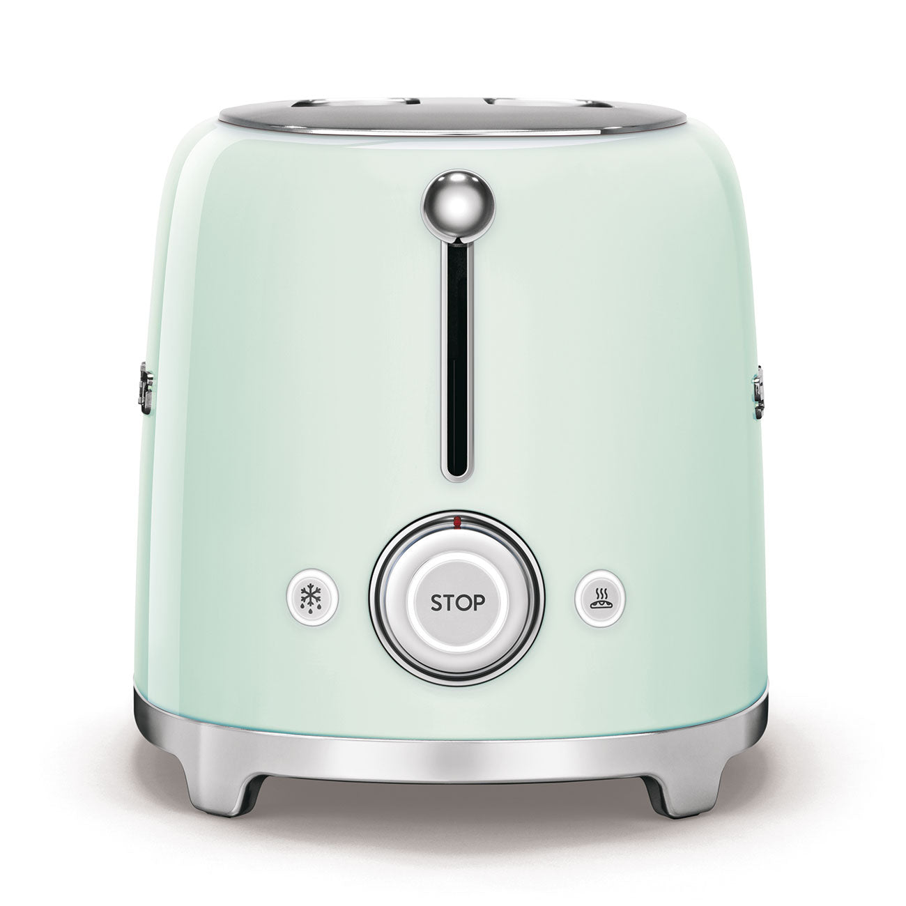 SMEG TSF02 2-Slice Extra-Wide Toaster Pastel Green – 50’s Retro Style, 6 Toasting Levels, Defrost, Reheat & Bagel Functions, Extra-Long Slots, Premium Italian Design