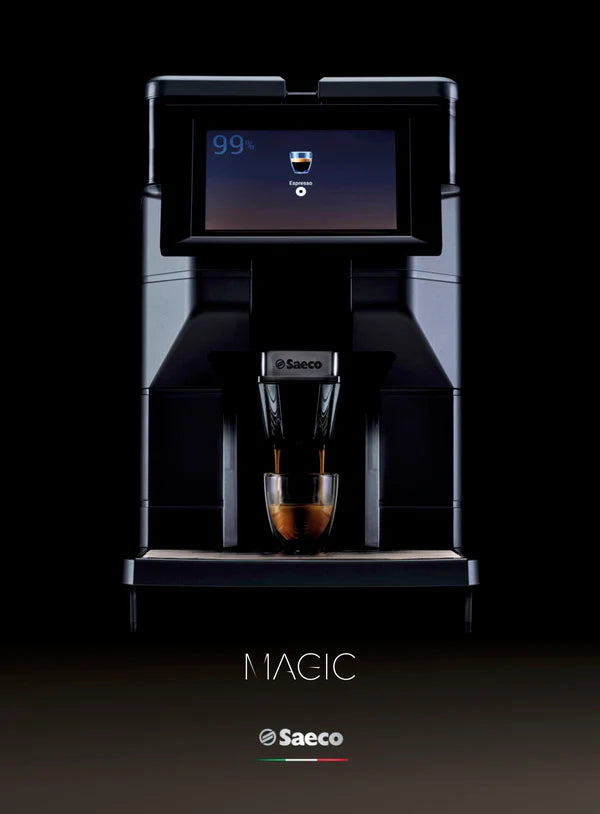 Saeco Magic M1 Fully Automatic Coffee Machine Professional Bean-to-Cup Espresso Maker with Milk Frother for Home & Office Use