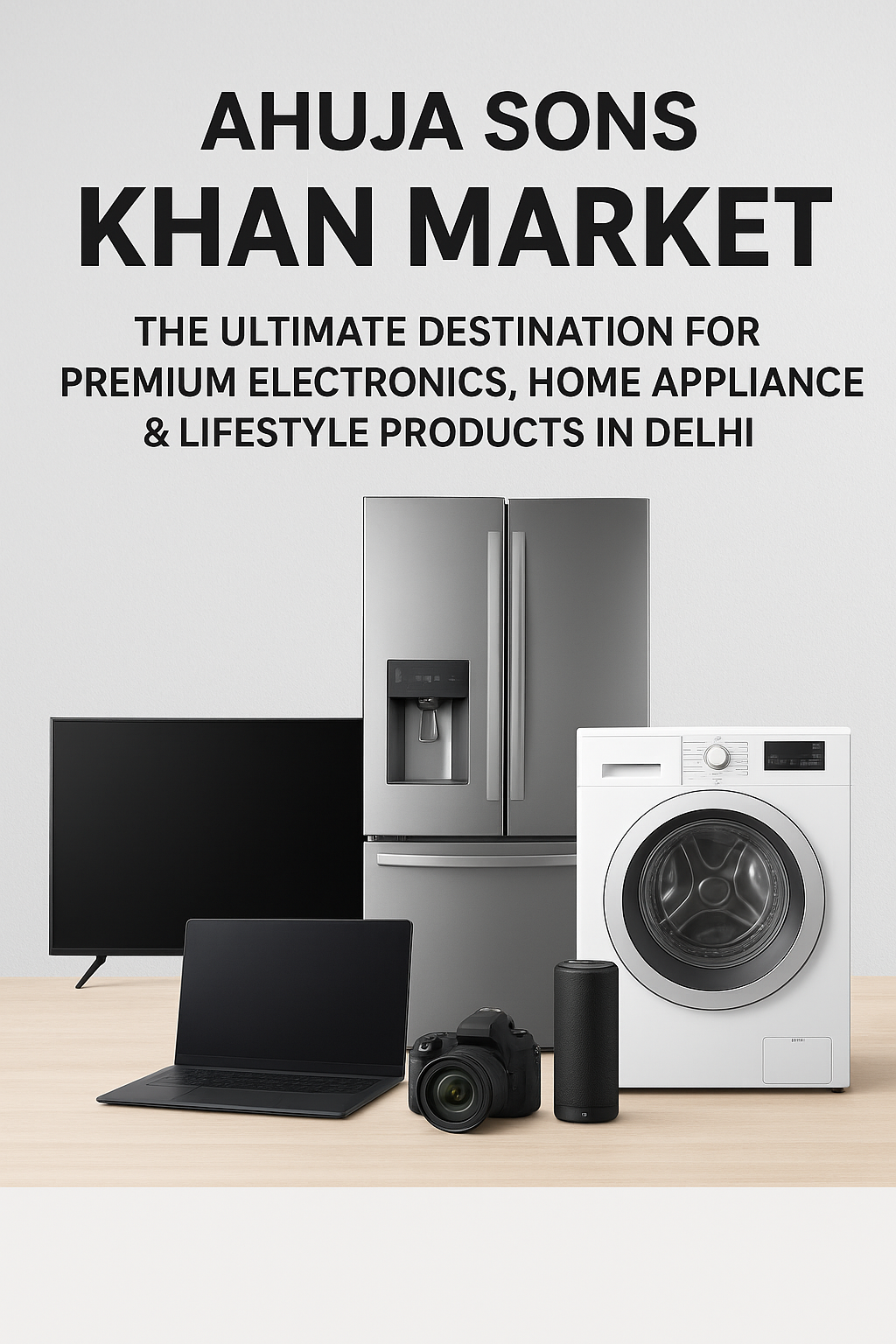 Ahuja Sons Khan Market – The Ultimate Destination for Premium Electronics, Home Appliances & Lifestyle Products in Delhi