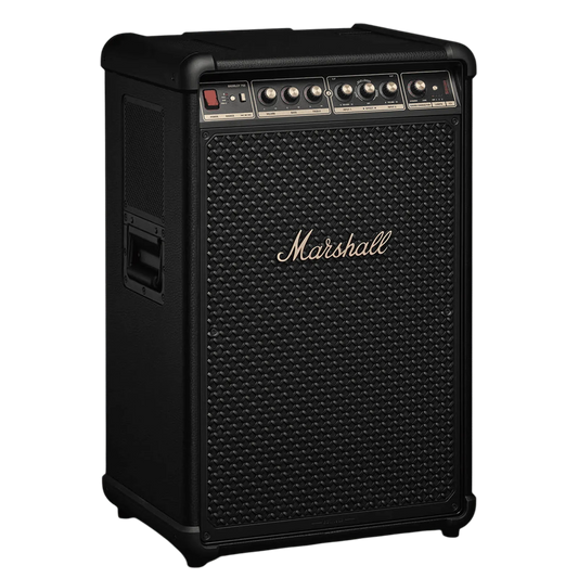 Marshall Bromley 750 Portable Bluetooth Party Speaker with Loud Stereo Sound, Deep Bass & Treble Control, Mic & Instrument Inputs, LED Lights (Black & Brass)