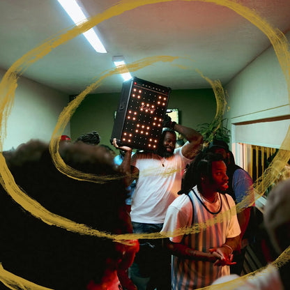 Marshall Bromley 750 Portable Bluetooth Party Speaker with Loud Stereo Sound, Deep Bass & Treble Control, Mic & Instrument Inputs, LED Lights (Black & Brass)