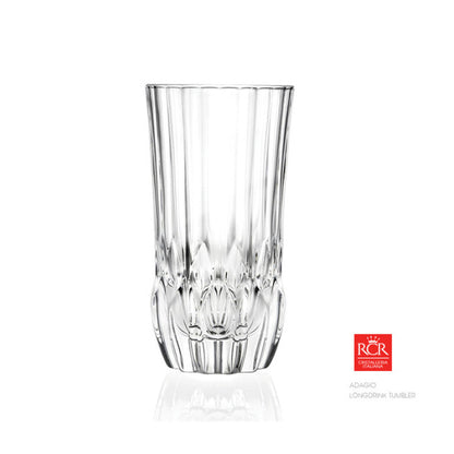 RCR Adagio Highball Tumbler, 400ml, Set Of 6