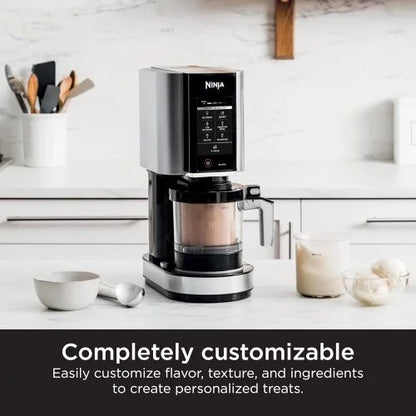 Ninja CREAMi NC301 7-in-1 Ice Cream Maker | Homemade Frozen Desserts