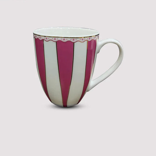 Brunswick American Fine Porcelain Tea & Coffee Mug Set – 280ml (Set of 6) – Handcrafted Luxury Drinkware