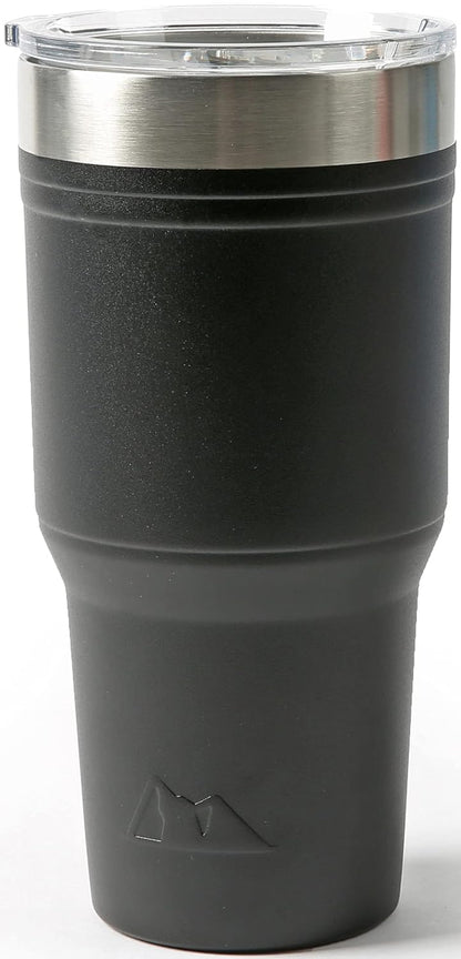 Arctic Zone Titan Deep Freeze 30 oz Black Travel Tumbler – Vacuum Insulated Stainless Steel Cup with Tritan Lid for Hot & Cold Drinks