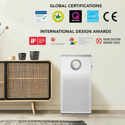 Coway AirMega Storm (AP-1220B) Professional Air Purifier – 8500H Filter Life, Green True HEPA, 99.99% Virus & PM 0.1 Removal, 7-Year Warranty, Home Use