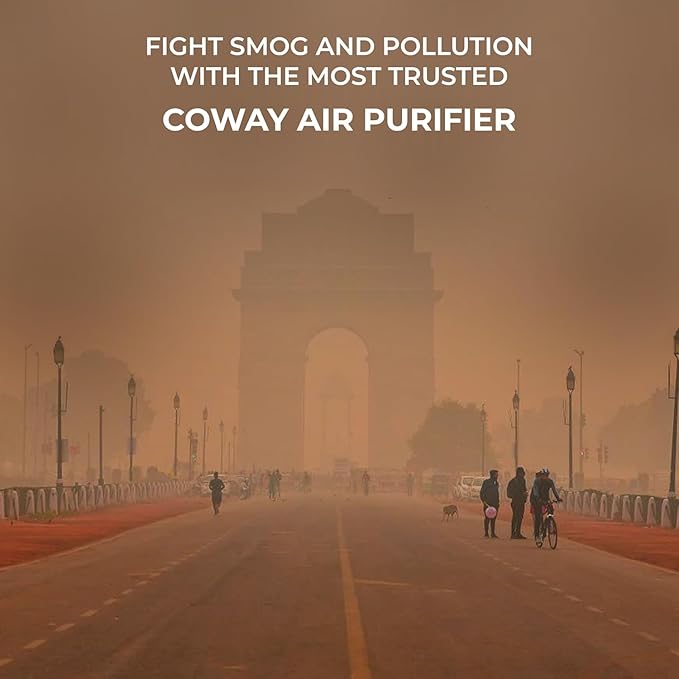 Coway Airmega 150 (AP-1019C) Air Purifier  True HEPA H13 Anti-Virus Filter  8500 Hrs Long Filter Life  Removes PM 0.01, Germs & Allergies – White