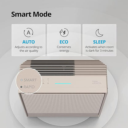 Coway Airmega 250 (AP-1720H) Air Purifier – Anti-Virus True HEPA H13, 8500H Filter Life, Removes PM 0.01 with 99.999% Efficiency for Living Room