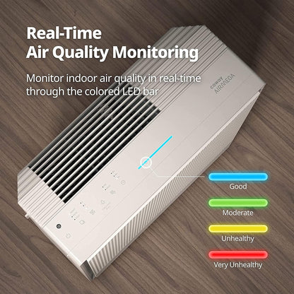 Coway Airmega 250 (AP-1720H) Air Purifier – Anti-Virus True HEPA H13, 8500H Filter Life, Removes PM 0.01 with 99.999% Efficiency for Living Room