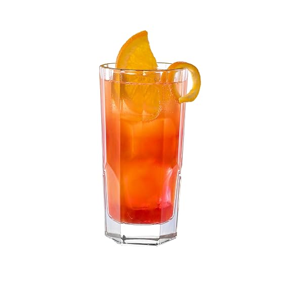 DUBBLIN Ritz 330 Gold Premium Juice and Water Glasses - Set of 6
