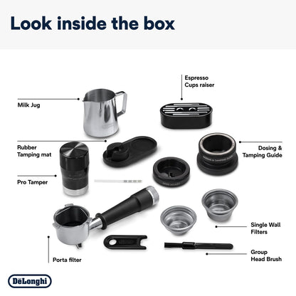 DeLonghi Cold Brew Coffee Machine, La Specialista Touch EC9455.M, Barista Style Espresso Coffee Machine with Built-in Grinder, 9 Recipes, Intuitive Touch Control, Automatic or Manual Milk Frother