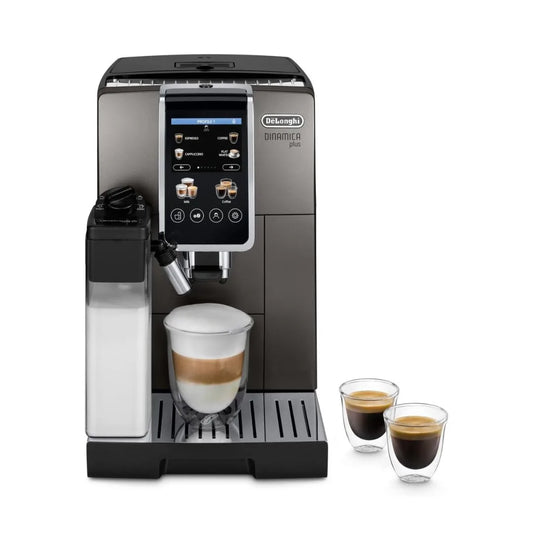DeLonghi Dinamica Plus ECAM380.95.TB Fully Automatic Coffee Machine – Bean to Cup, Touch Display, LatteCrema System