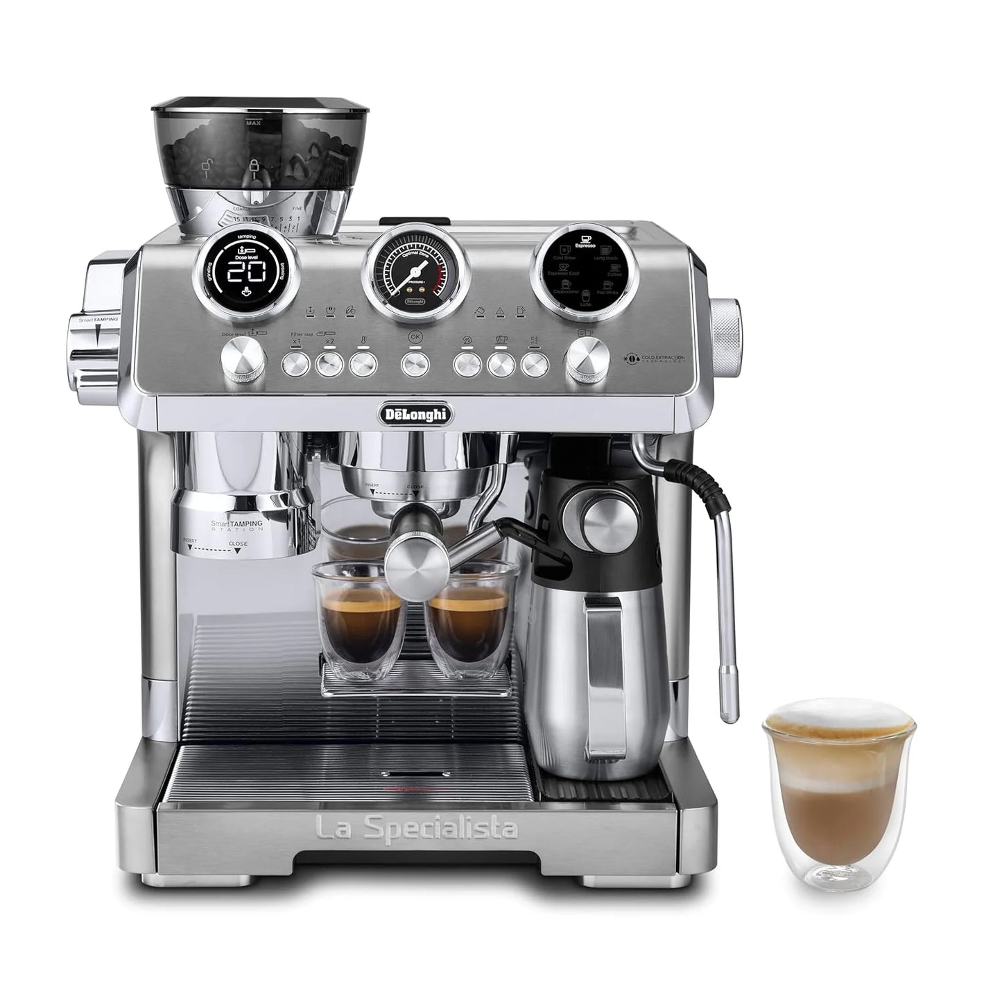De'Longhi La Specialista Maestro EC9885M Espresso Machine – Built-In Grinder, Cold Brew & Espresso Cool Technology