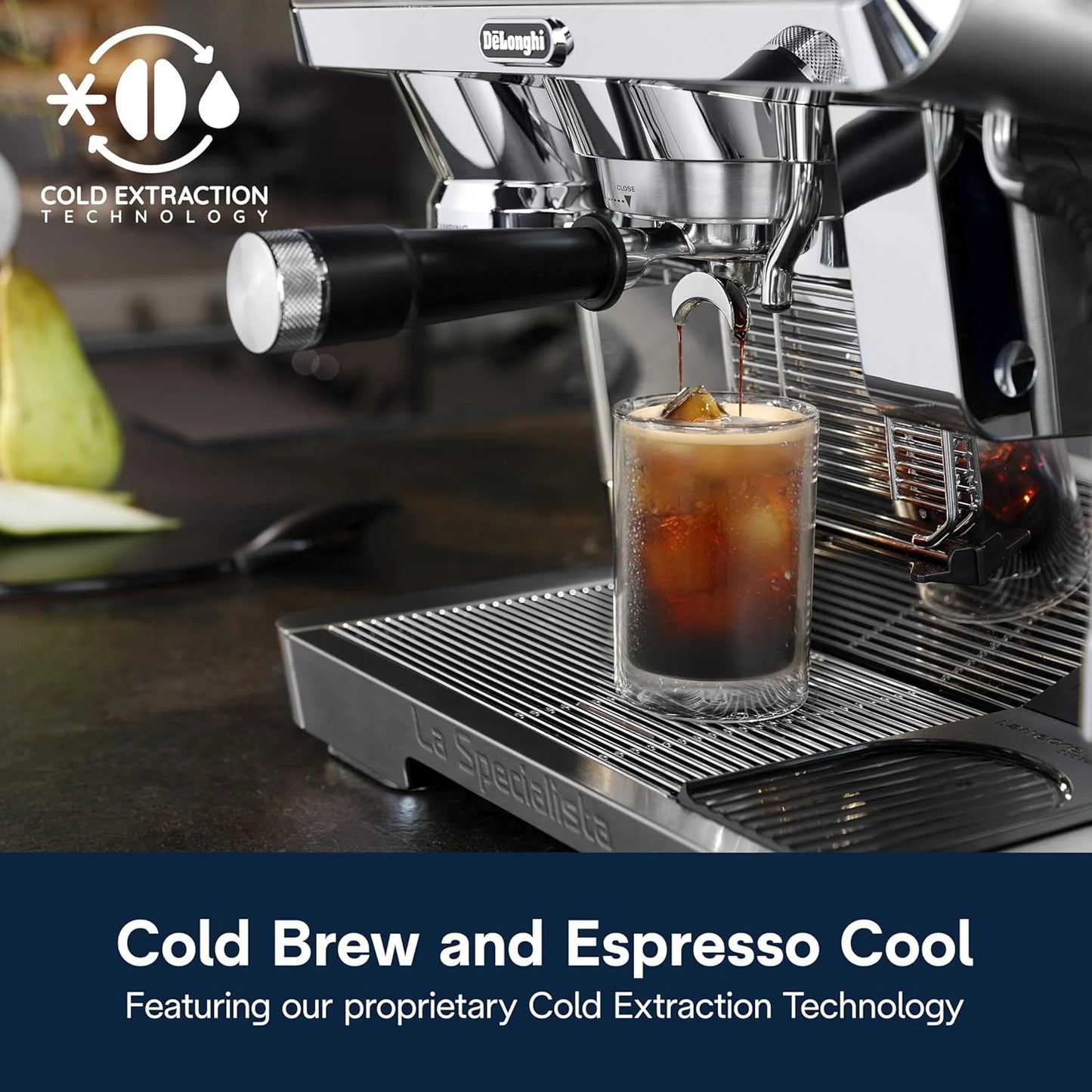 De'Longhi La Specialista Maestro EC9885M Espresso Machine – Built-In Grinder, Cold Brew & Espresso Cool Technology