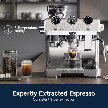 De'Longhi La Specialista Maestro EC9885M Espresso Machine – Built-In Grinder, Cold Brew & Espresso Cool Technology