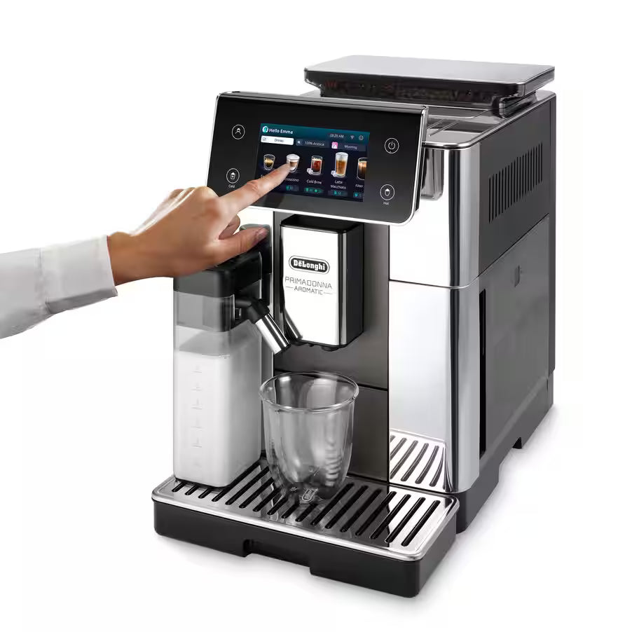 De’Longhi PrimaDonna Aromatic Bean-to-Cup Coffee Machine – Premium Aromatic Espresso & Cappuccino Maker