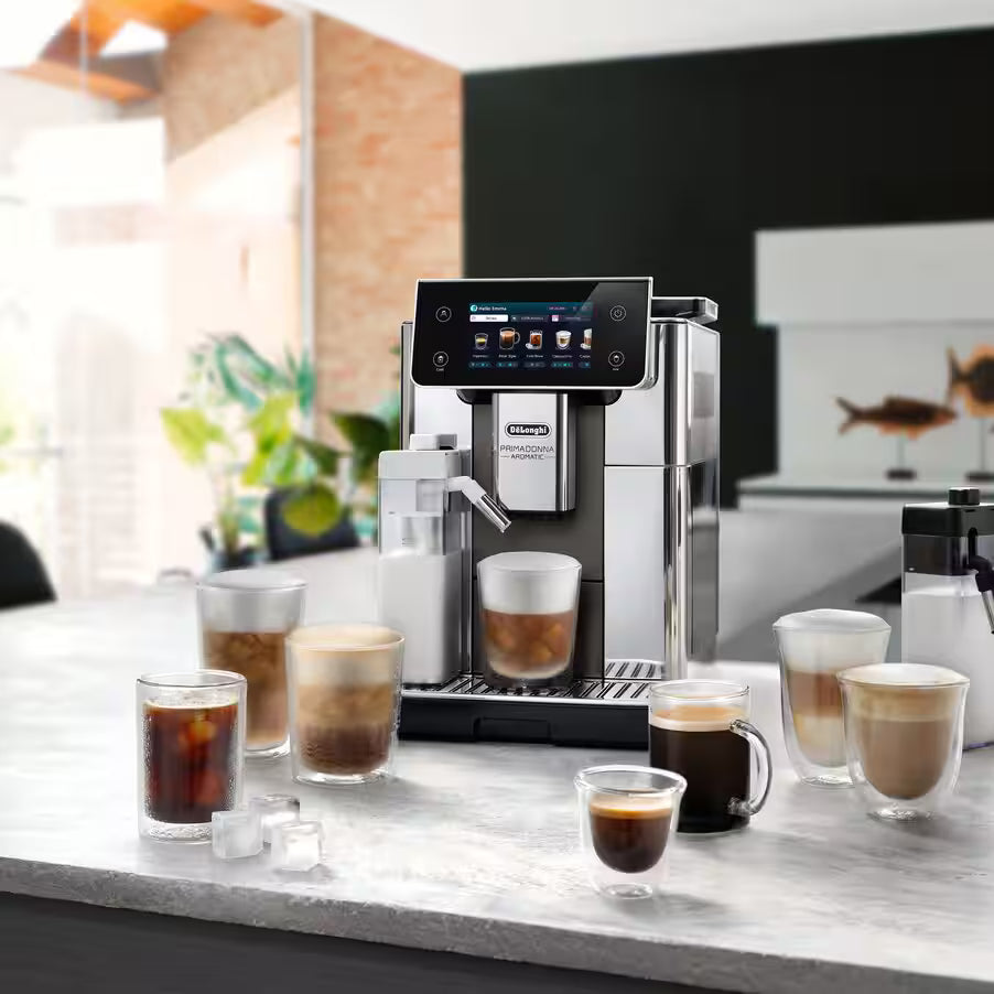 De’Longhi PrimaDonna Aromatic Bean-to-Cup Coffee Machine – Premium Aromatic Espresso & Cappuccino Maker