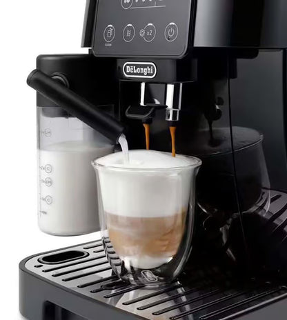 De’Longhi ECAM220.60.B Magnifica Evo Fully Automatic Coffee Machine – Bean to Cup Espresso, Latte, Milk Frother, Touch Interface, Compact Design (Black)