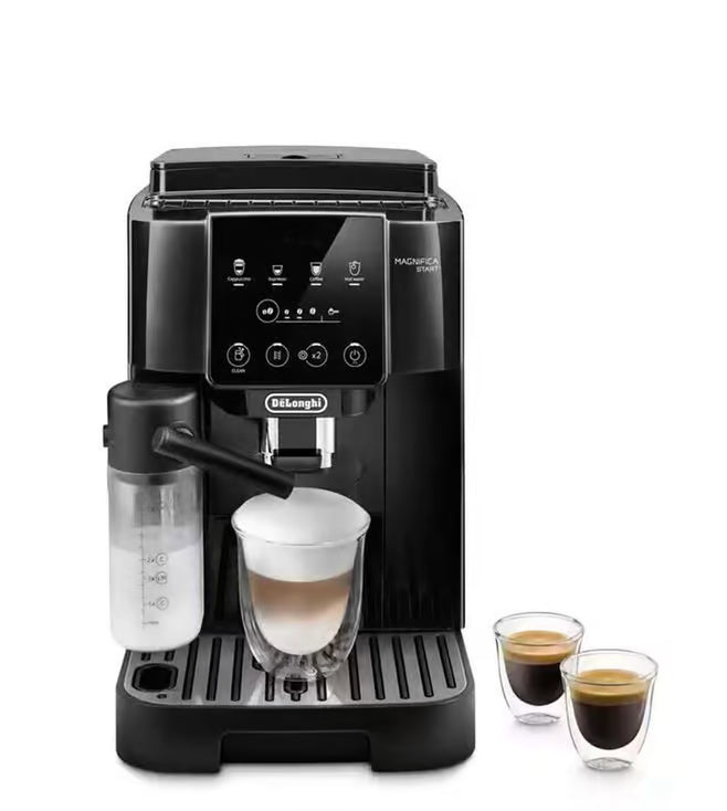 De’Longhi ECAM220.60.B Magnifica Evo Fully Automatic Coffee Machine – Bean to Cup Espresso, Latte, Milk Frother, Touch Interface, Compact Design (Black)