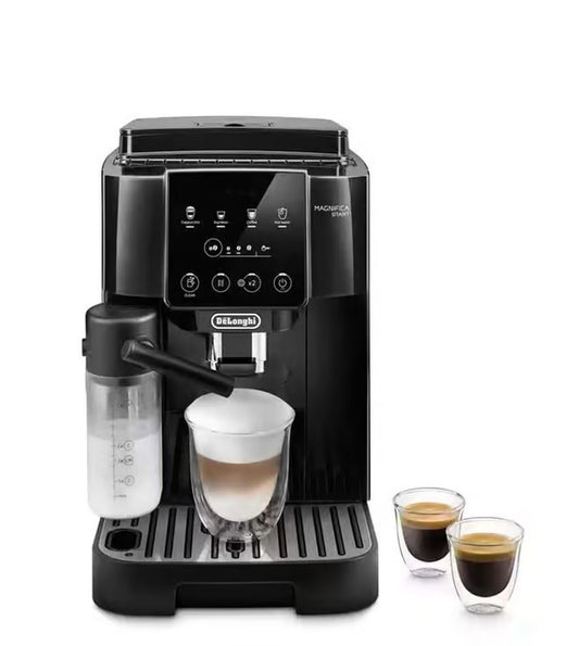 De’Longhi ECAM220.60.B Magnifica Evo Fully Automatic Coffee Machine – Bean to Cup Espresso, Latte, Milk Frother, Touch Interface, Compact Design (Black)