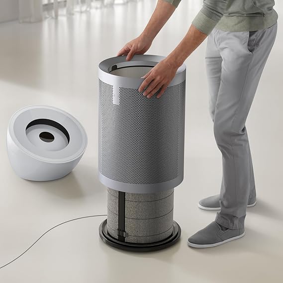 Dyson Big+Quiet BP02 Air Purifier (White) – HEPA H13, Ultra-Quiet, Smart Purifier for Large Rooms