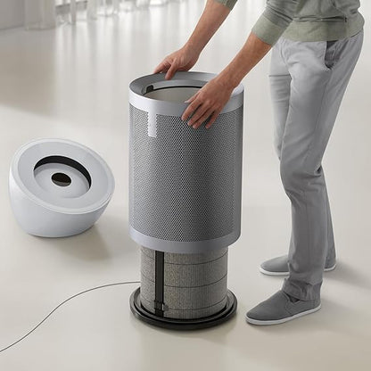 Dyson Big+Quiet BP02 Air Purifier (White) – HEPA H13, Ultra-Quiet, Smart Purifier for Large Rooms
